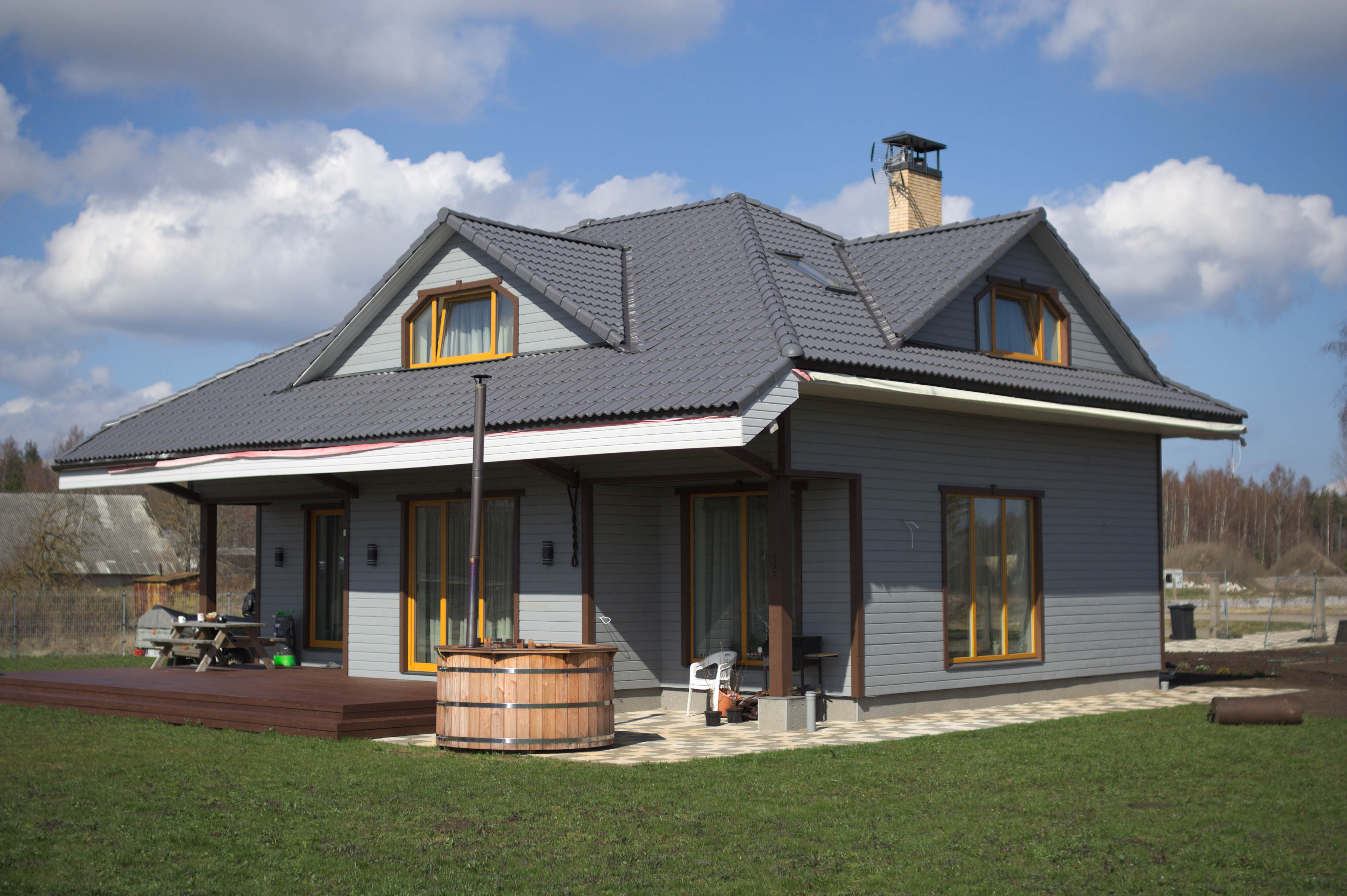 Buildart projektē koka statņu mājas