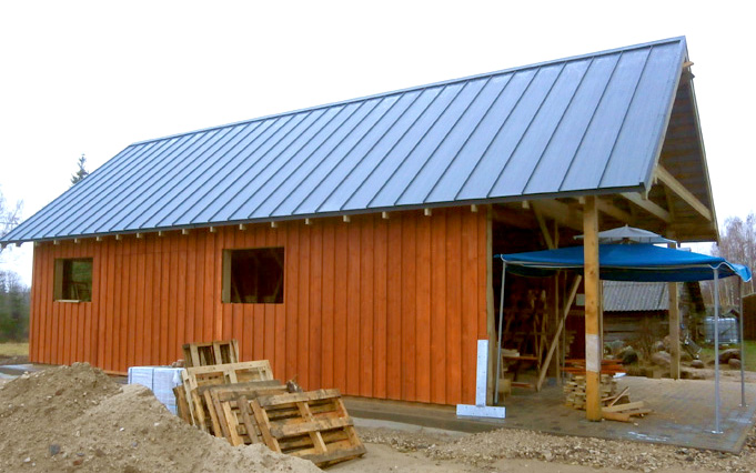 Saimniecības ēkas - šķūņa projekts