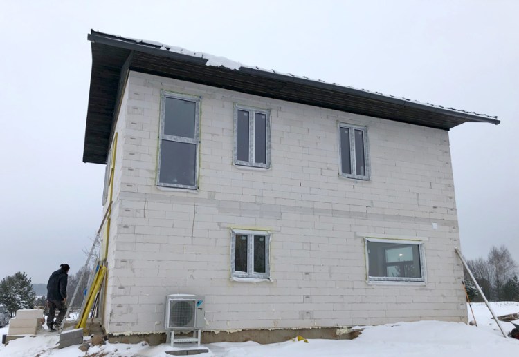 Mājas projekts Jēkabs, uzbūvētās mājas attēli