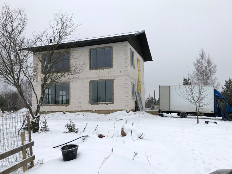 Mājas projekts Jēkabs, uzbūvētās mājas attēli