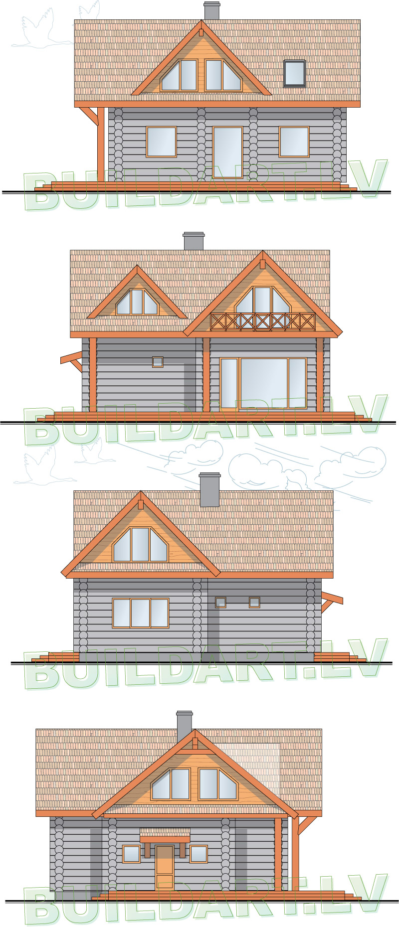 Dzīvojamās mājas projekts Laura