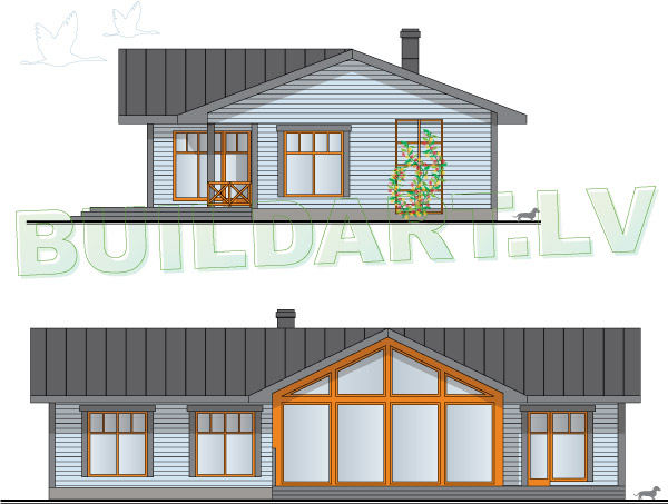 Dzīvojamās mājas projekts "Kristīne LUX"