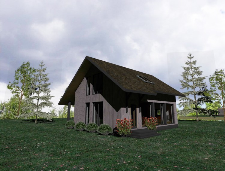 Mājas projekts "Agita" - vizualizācijas