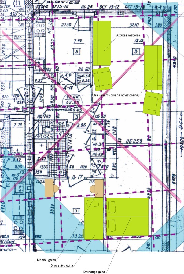 Āderu plāns dzīvoklim Rīgā, rekomendētās dzīvošanai piemērotās vietas