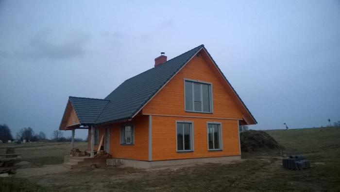 Mājas projekts "Aldis LUX", uzbūvētās mājas bildes