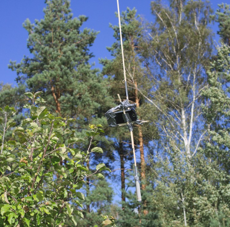 Aerofoto ar paštaisītu pūķi