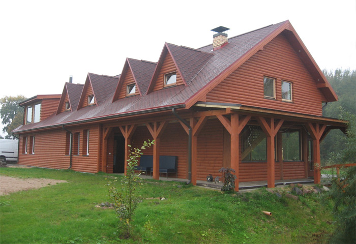 Viesu nama projekts, fasādes