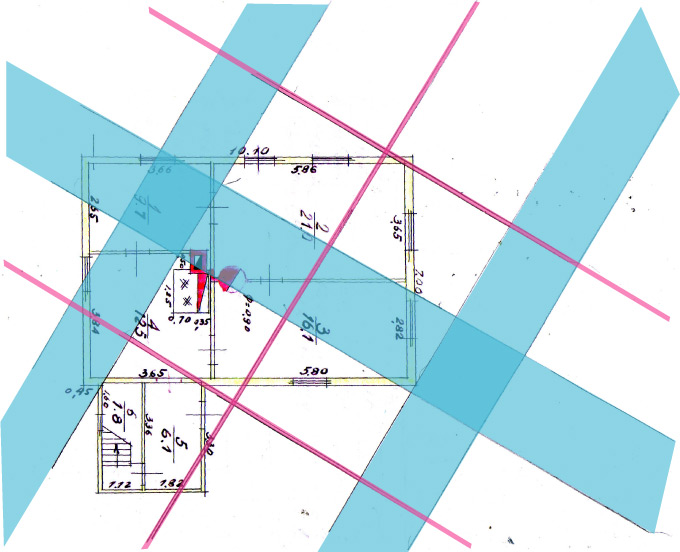 Āderu uzmērījums, āderu plāns zemes gabalam Engures novadā