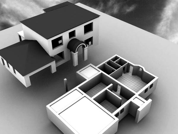 Plaša savrupmāja, projekts, 400m2