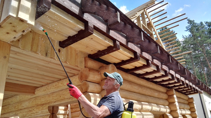 Pirts projekts "Ķipis" - kompakta, omulīga guļbaļķu pirtiņa, gatavās ēkas bildes