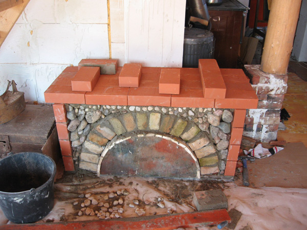 Kamīna projekts - ekonomiski risināts pašbūvēts kamīns