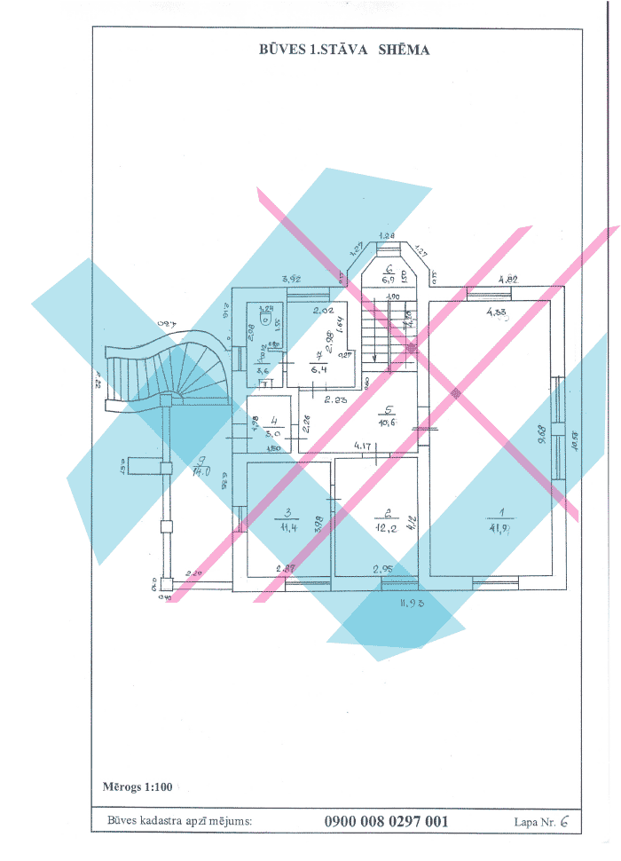 Āderu plāns mājai Jelgavā