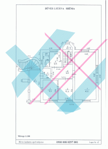 Āderu plāns mājai Jelgavā