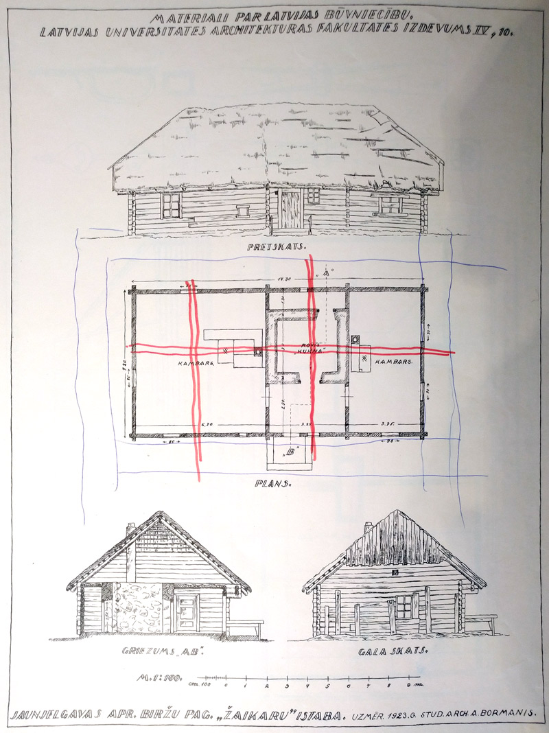 Āderu pētijums senai mājai