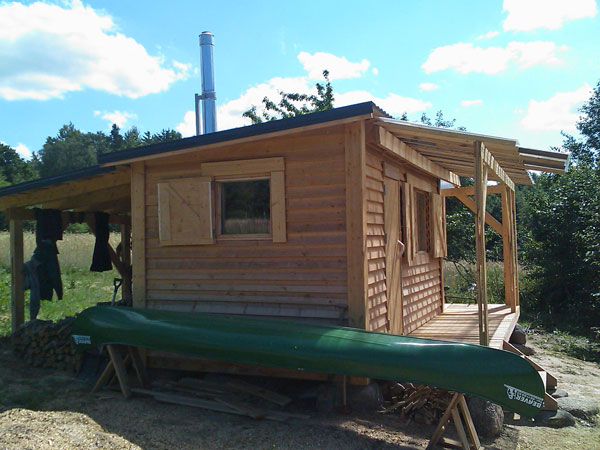 Skats uz sīkmāju no ZR puses.