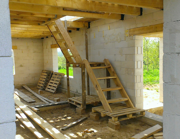 Mājas projekts "Ansis" - būvniecības procesa bildes