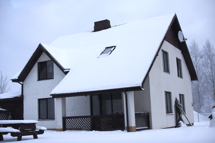 Dzīvojamās mājas projekts "Agris", uzbūvētās mājas attēli