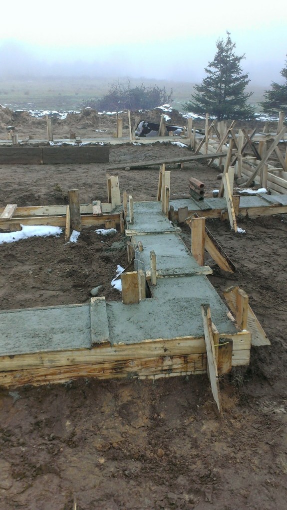 Mājas projekts "Ansis" - būvniecības procesa bildes