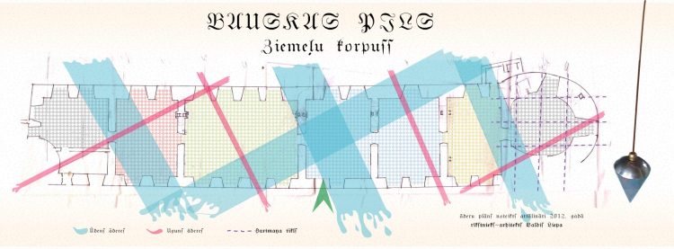 Bauskas pils āderu plāns