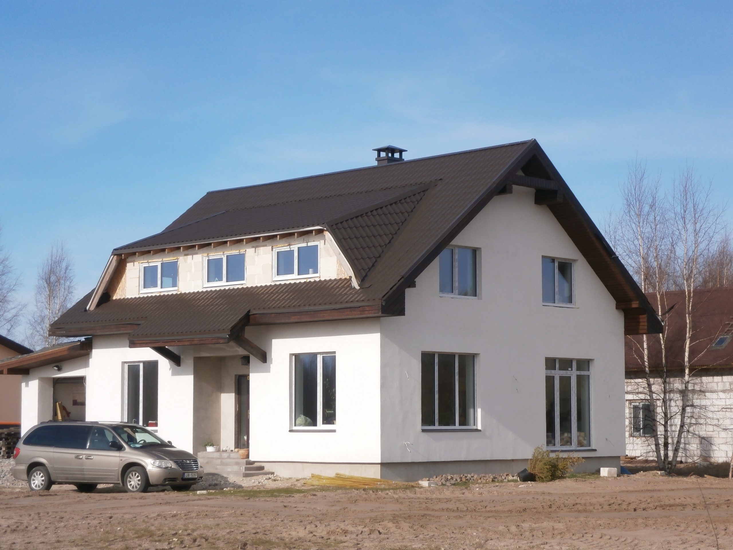 Mājas projekts "Aleksis", pilnā versija (180 kvadrātmetri)