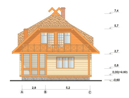 Guļbūves māju projekti