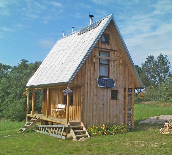 Dzīvojamā sīkmāja, projekts un realizācijas gaita