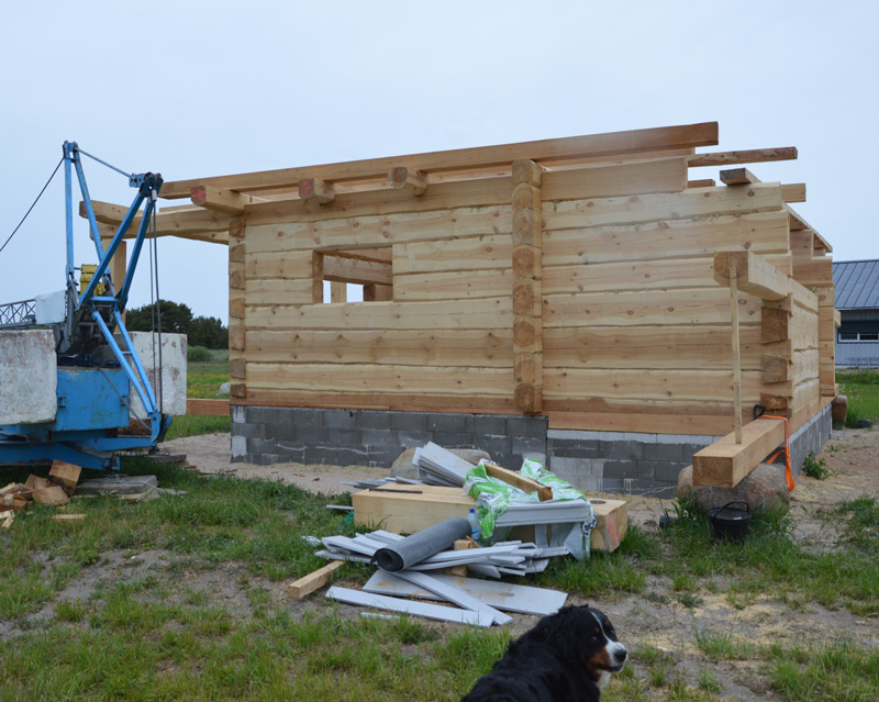 Guļbūves brīvdienu mājas projekts - ēkas fotoattēli