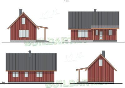 Dzīvojamās mājas projekts "Estere"