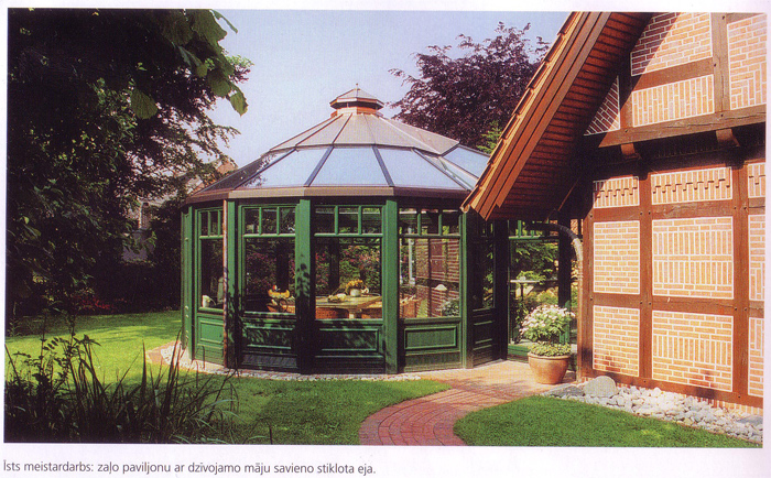 Ziemas Dārzi, grāmata, ieskats oranžērijā