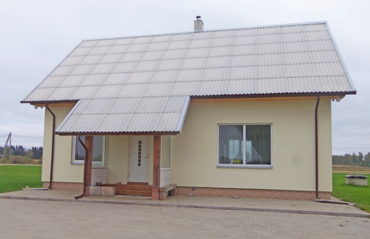 ProjektsAldis - uzbūvētās mājas bildes