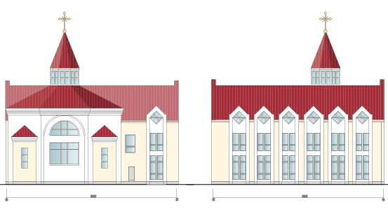 Baznīca Pārdaugavā, skiču projekts