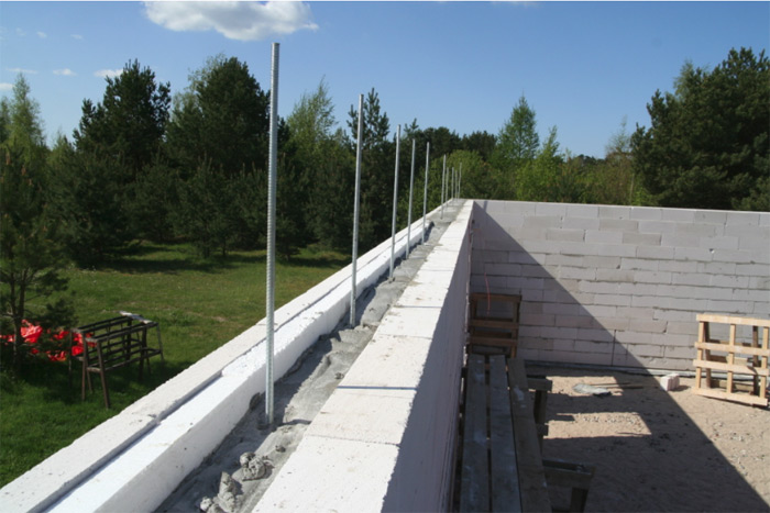 Atpūtas mājas projekts, māja uzbūvēta pašu spēkiem, būvniecības process bildēs