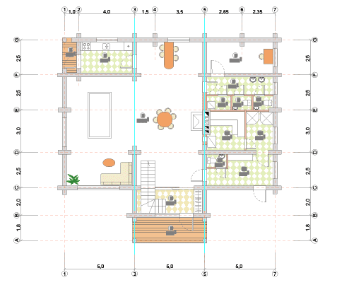 Guļbaļķu ēkas projekts, pirts, viesunams Guļbaļķu ēkas projekts, pirts, viesunams