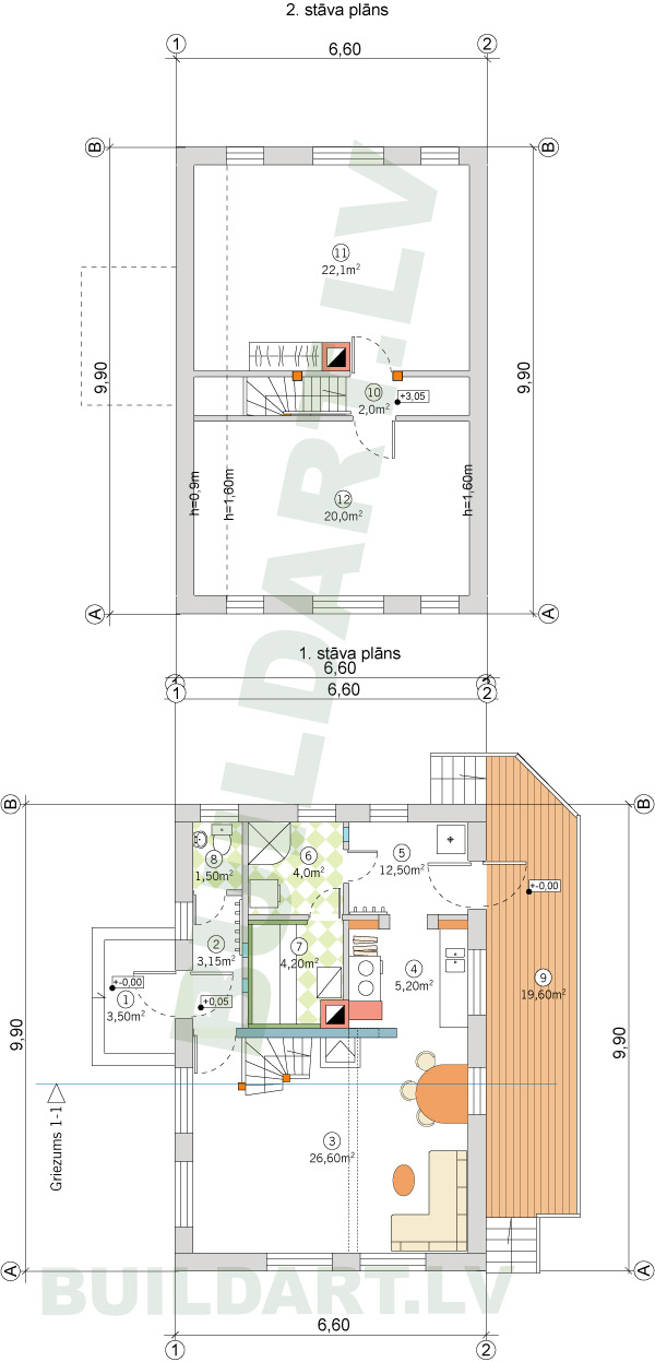 Ekonomiskas mājas projekts 120kvm