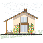 Brīvdienu mājas projekts "Dana"