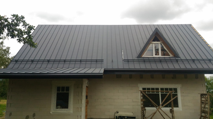 Mājas projekts "Ansis" - būvniecības procesa bildes