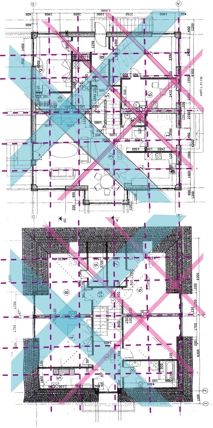 Āderu plāns mājai