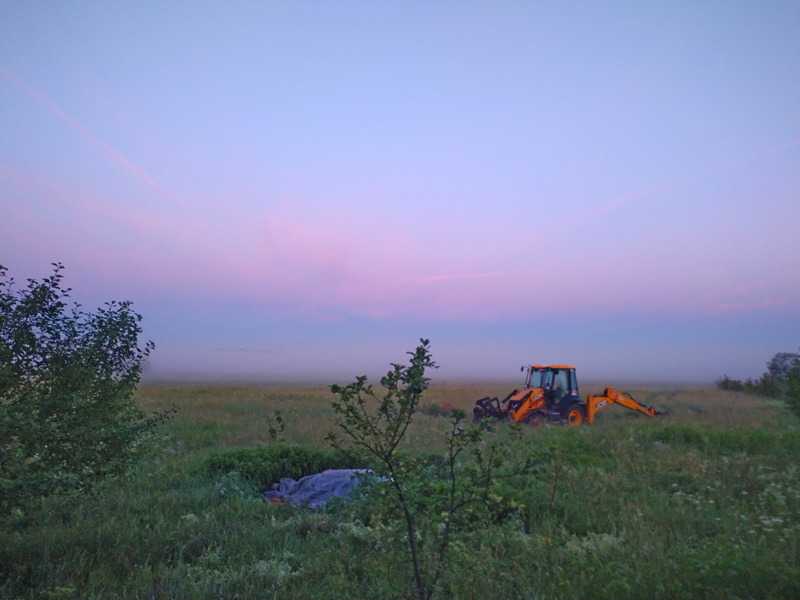 Mājas būvniecība pašu spēkiem, būvvietas bildes