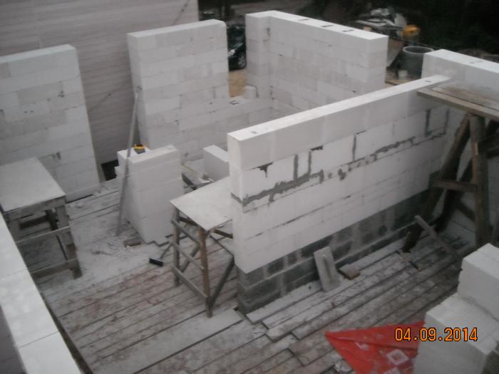 Mājas projekts "Aldis" - mājas būvēšanas procesa bildes