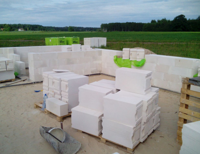 Dzīvojamās mājas projekts RITA, būvniecības process pašu spēkiem, bildes