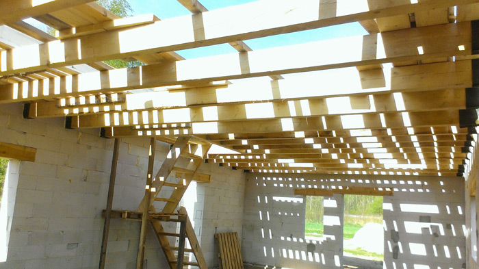 Mājas projekts "Ansis" - būvniecības procesa bildes