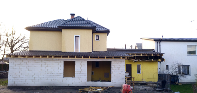 Dzīvojamās mājas rekonstrukcijas projekts - fotogrāfijas