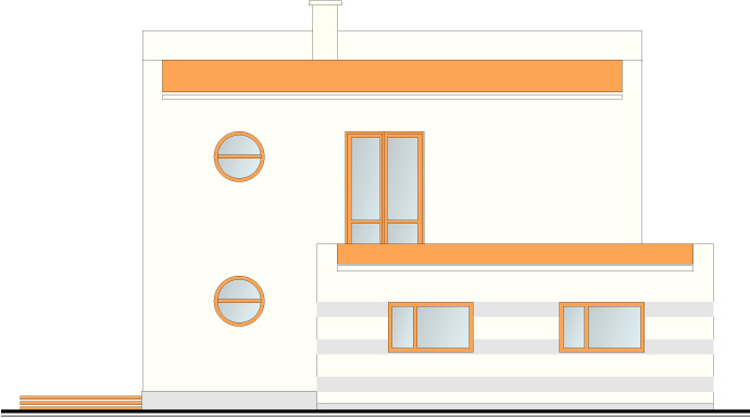 Dzīvojamās mājas projekts, fasāžu versijas