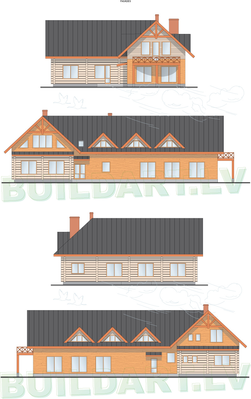 Viesunama projekts - fasādes