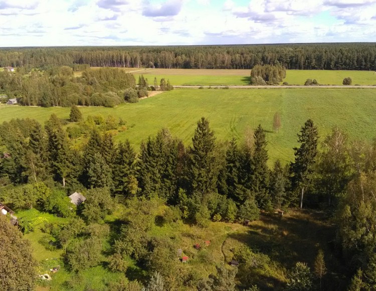 Aerofotogrāfija uzņemta ar gaisa pūķi