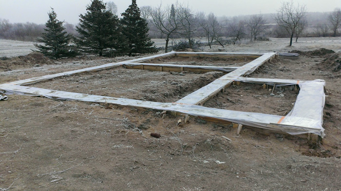 Mājas projekts "Ansis" - būvniecības procesa bildes