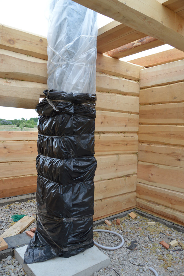 Guļbaļķu brīvdienu mājas projekts - ēkas fotoattēli