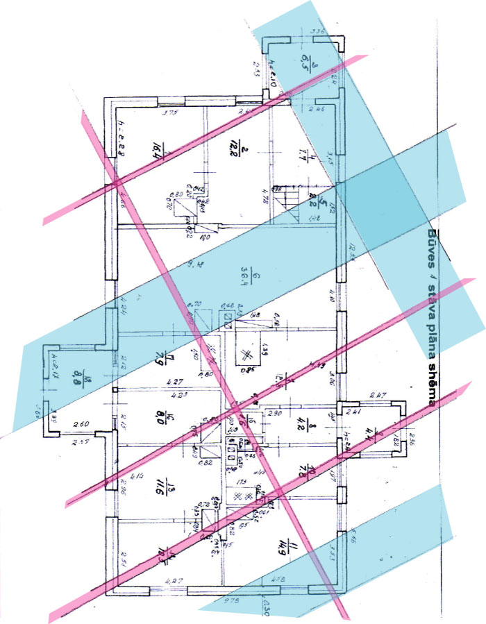 Āderu plāns mājai Valmierā