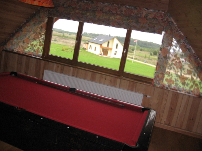 Guļbūves pirts projekts, uzbūvētās ēkas bildes