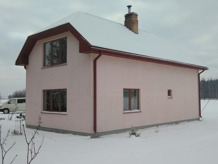 Māja Jelgavas novadā - versija projektam "Ansis", vienkārša, ekonomiska, silta māja